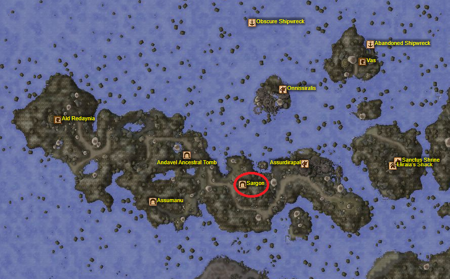 Sargon Map Location